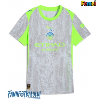 Manchester City Tricou Fotbal Replică 2025-26 Femei Treilea